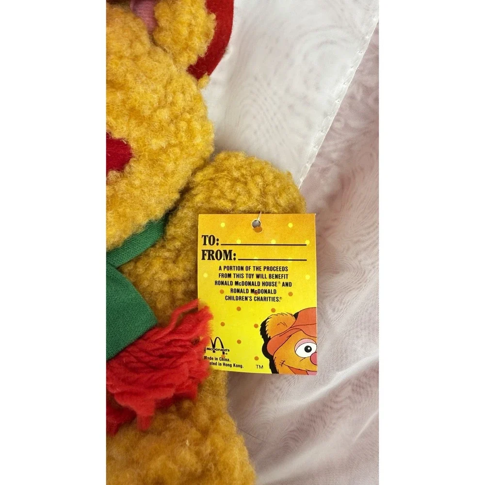 Muppet Babies Miss Piggy Fozzie Bear Christmas Plush Bundle McDonalds 1987 Vtg